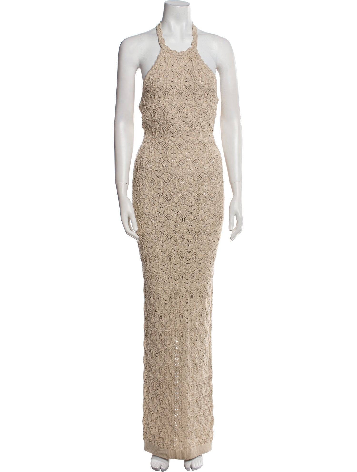 Ronny Kobo Lace Pattern Long Dress w/ Tags