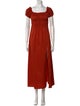 Ronny Kobo Square Neckline Long Dress