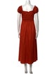 Ronny Kobo Square Neckline Long Dress