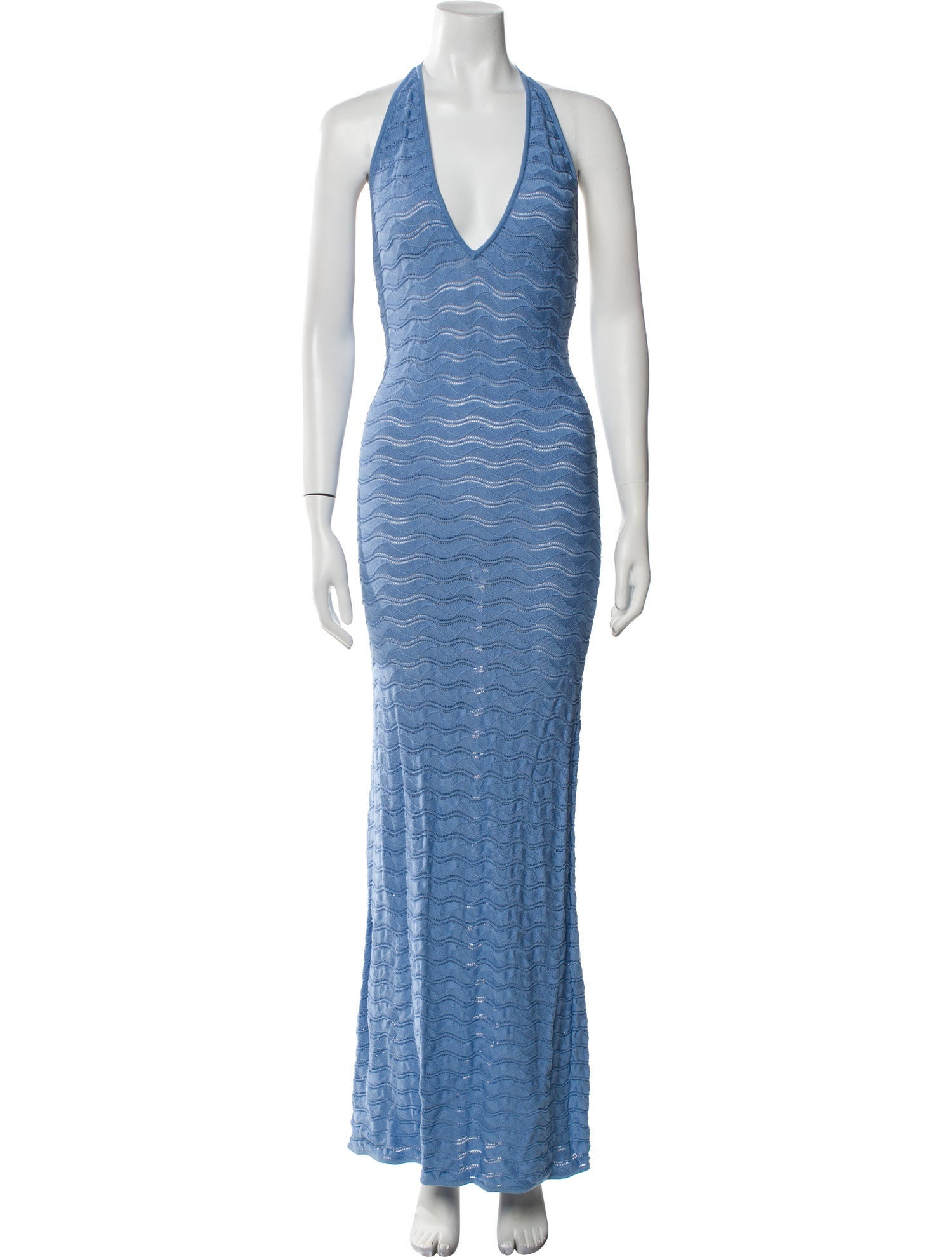 Ronny Kobo Halterneck Long Dress