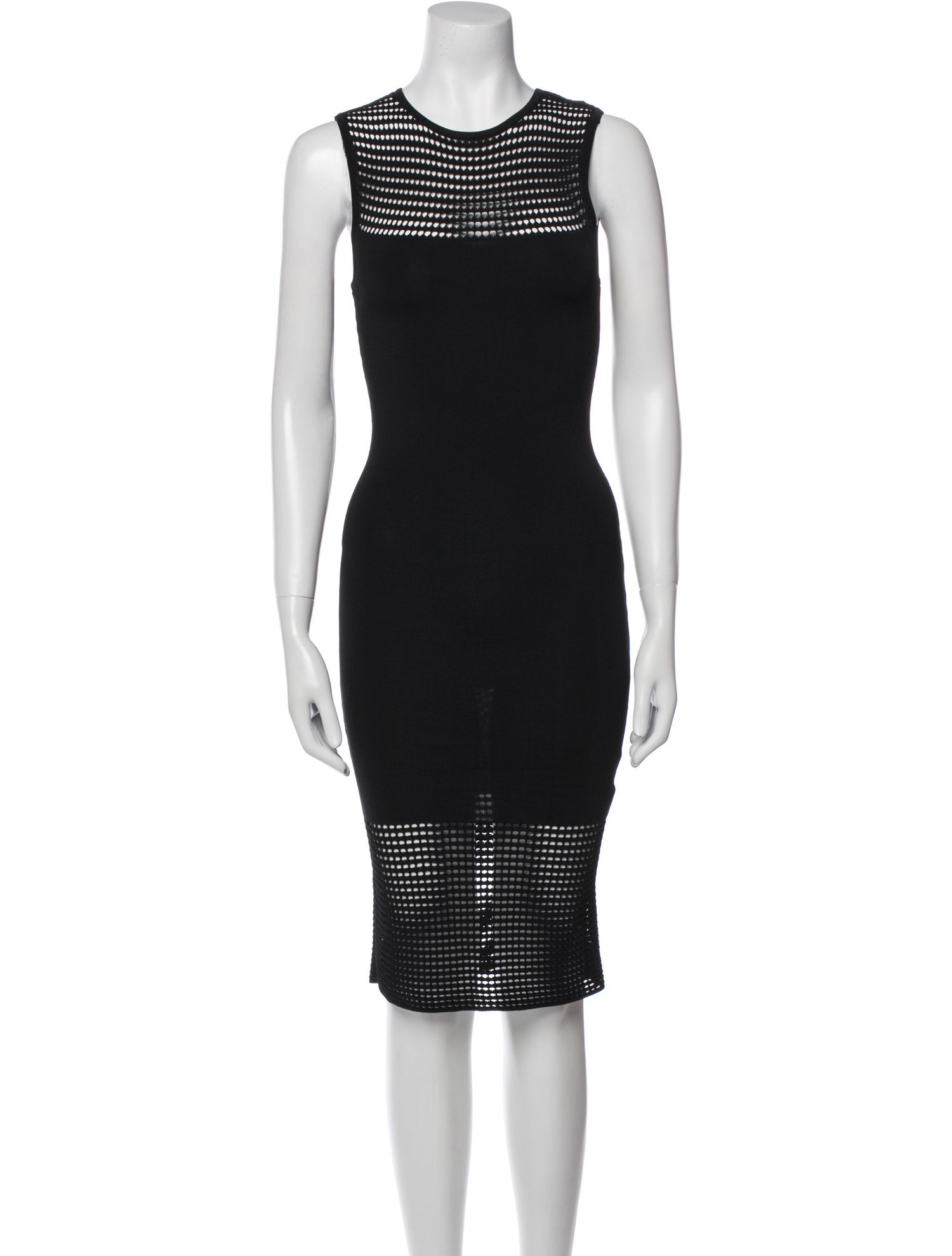 Ronny Kobo Crew Neck Midi Length Dress