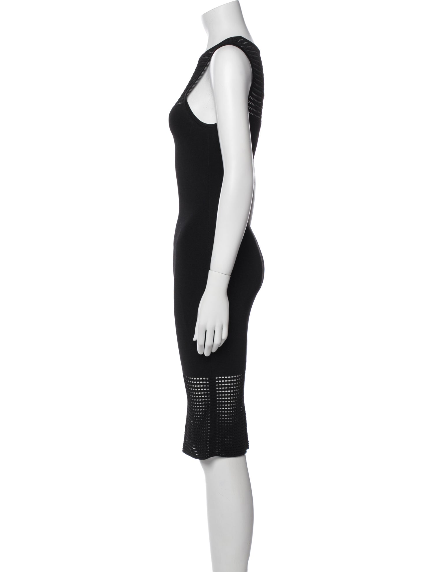 Ronny Kobo Crew Neck Midi Length Dress