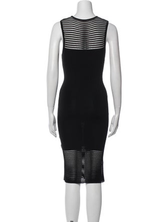 Ronny Kobo Crew Neck Midi Length Dress