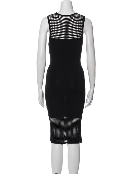 Ronny Kobo Crew Neck Midi Length Dress