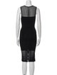 Ronny Kobo Crew Neck Midi Length Dress