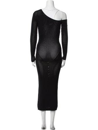 Ronny Kobo Patterned Midi Length Dress