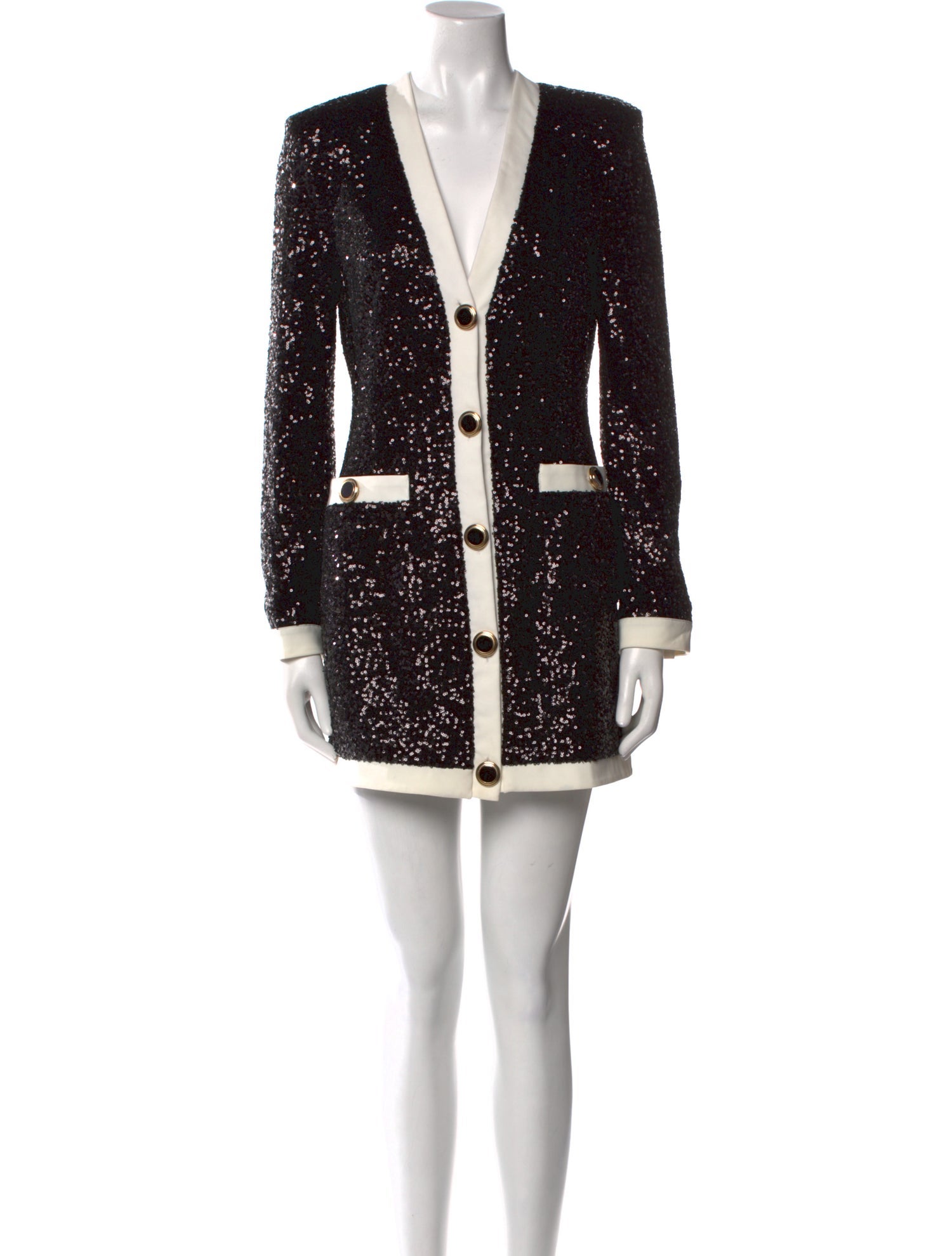 Ronny Kobo Patterned Mini Dress