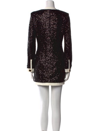 Ronny Kobo Patterned Mini Dress