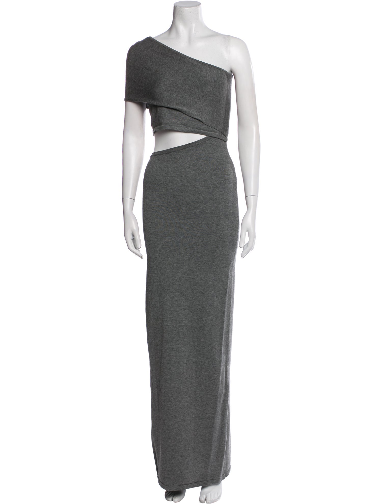 Ronny Kobo One-Shoulder Long Dress