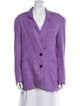Ronny Kobo Linen Blazer