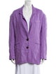 Ronny Kobo Linen Blazer