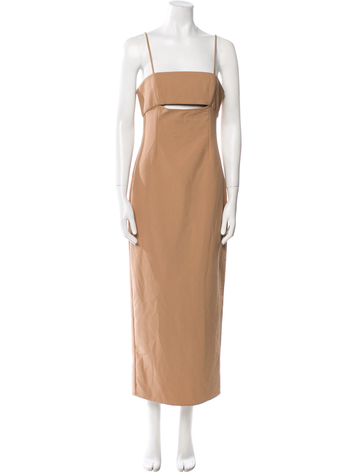 Ronny Kobo Square Neckline Long Dress