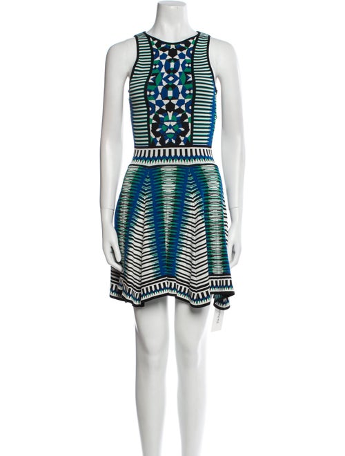 Ronny Kobo Printed Mini Dress
