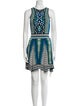 Ronny Kobo Printed Mini Dress