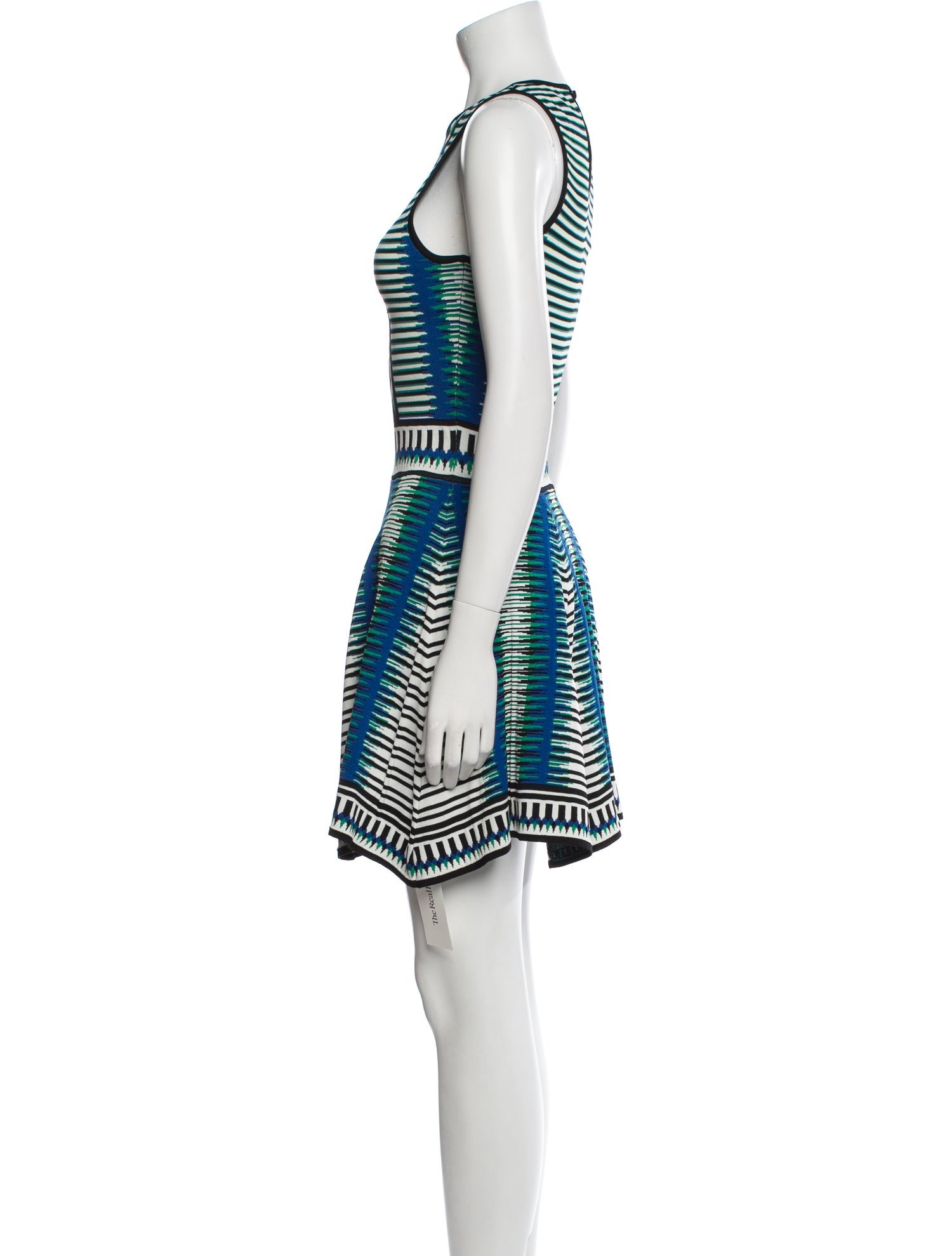 Ronny Kobo Printed Mini Dress