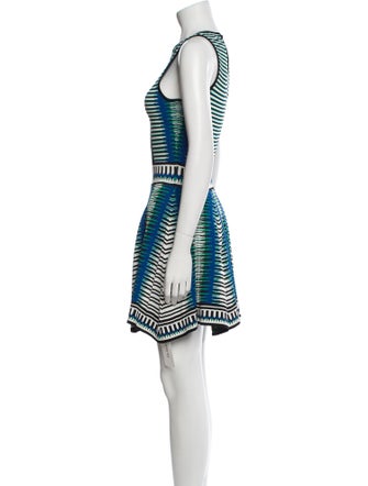 Ronny Kobo Printed Mini Dress