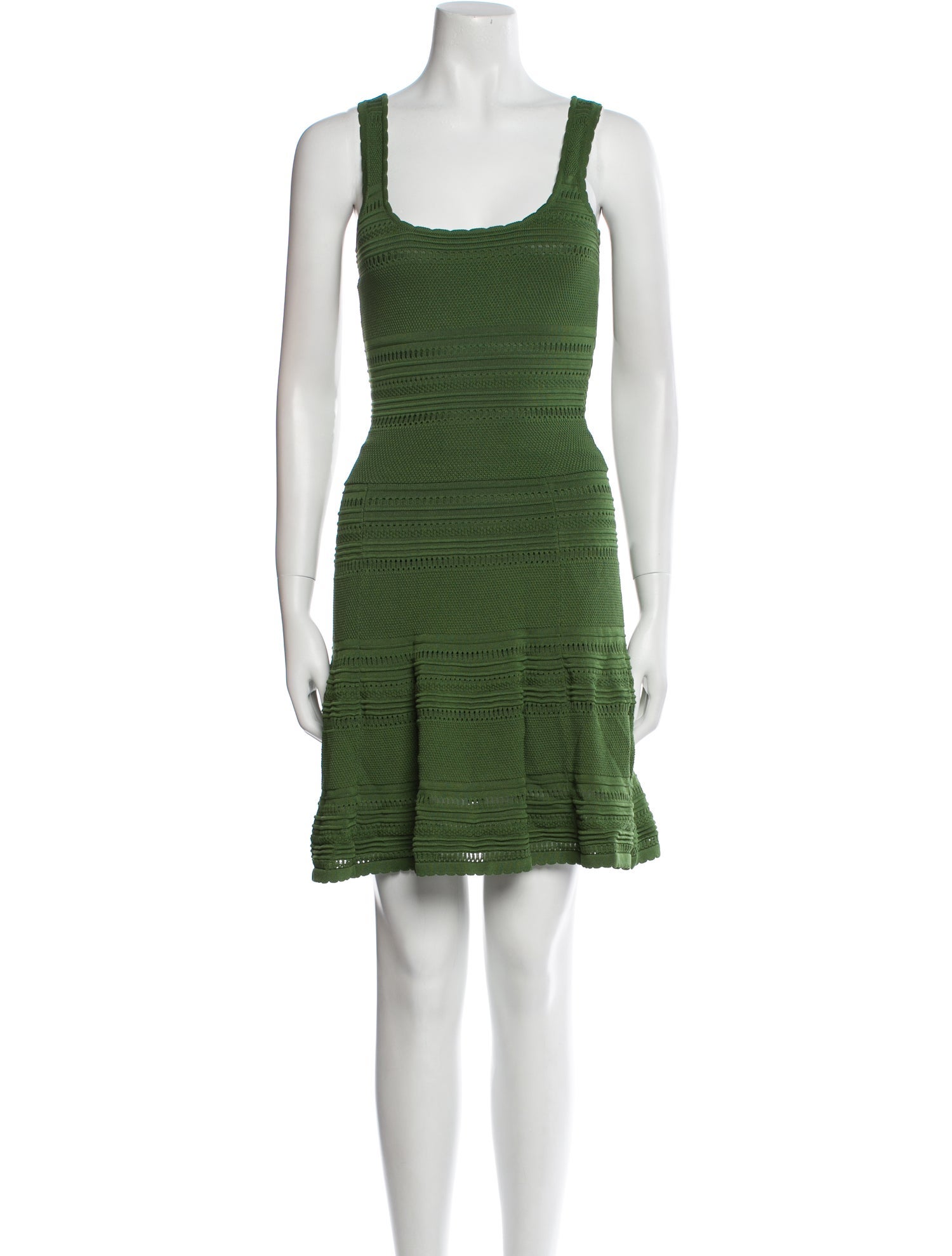 Ronny Kobo Scoop Neck Mini Dress