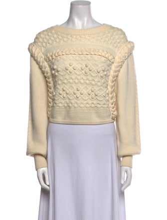 Ronny Kobo Wool Bateau Neckline Sweatshirt