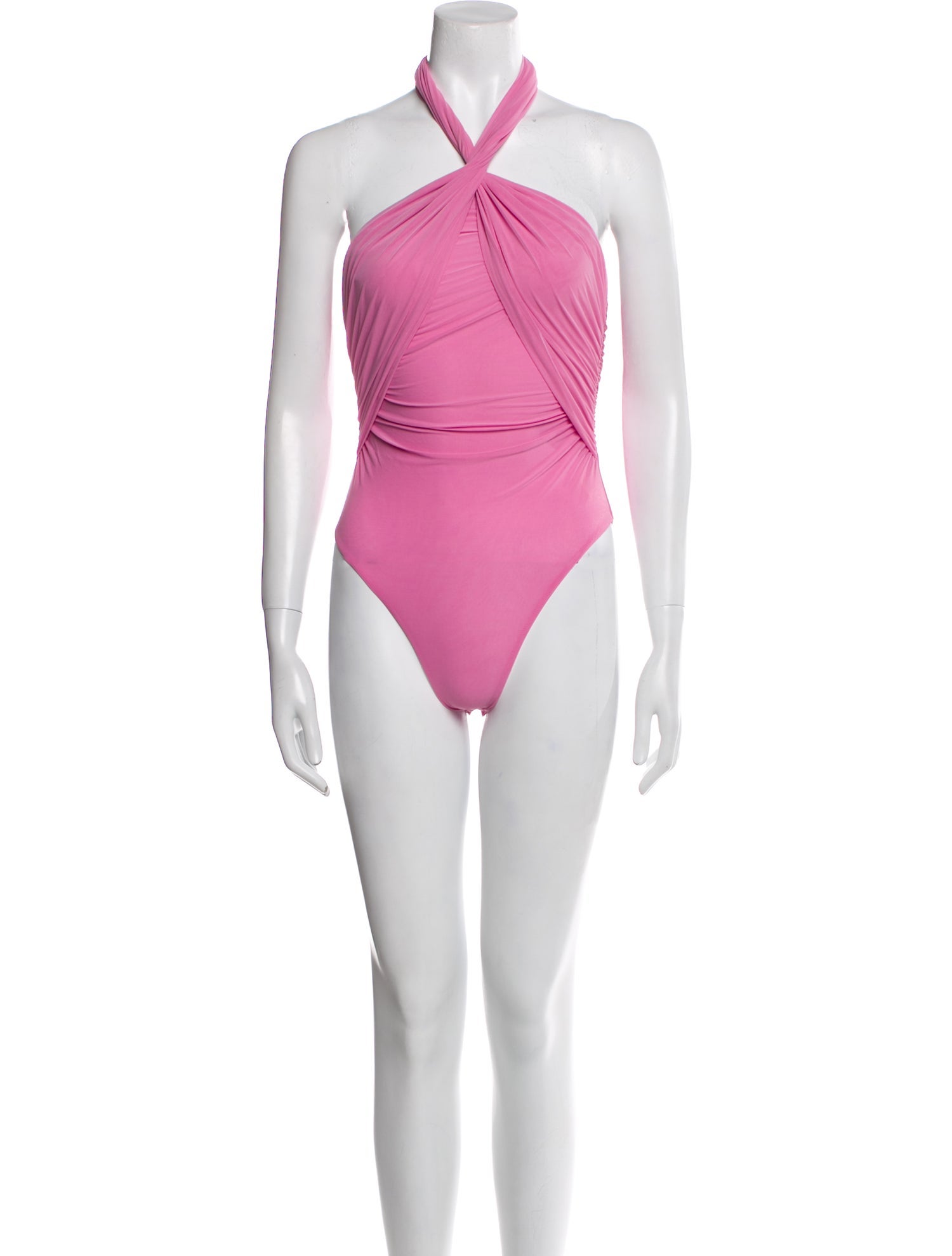 Ronny Kobo Halterneck Sleeveless Bodysuit