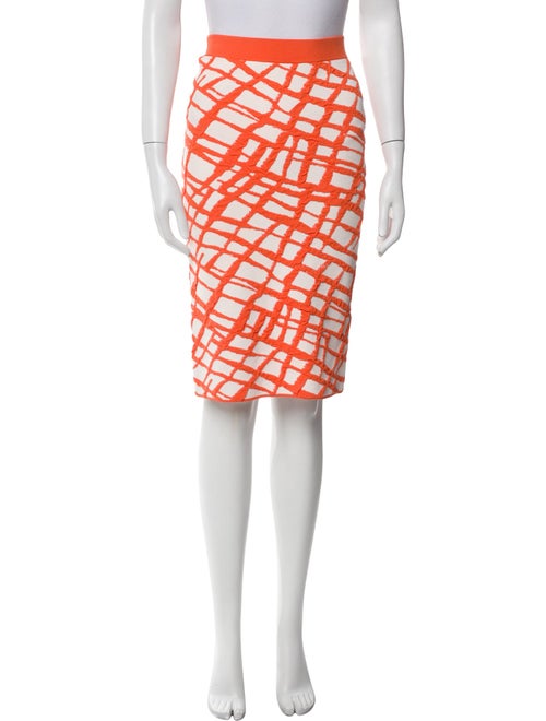 Ronny Kobo Printed Knee-Length Skirt