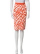 Ronny Kobo Printed Knee-Length Skirt
