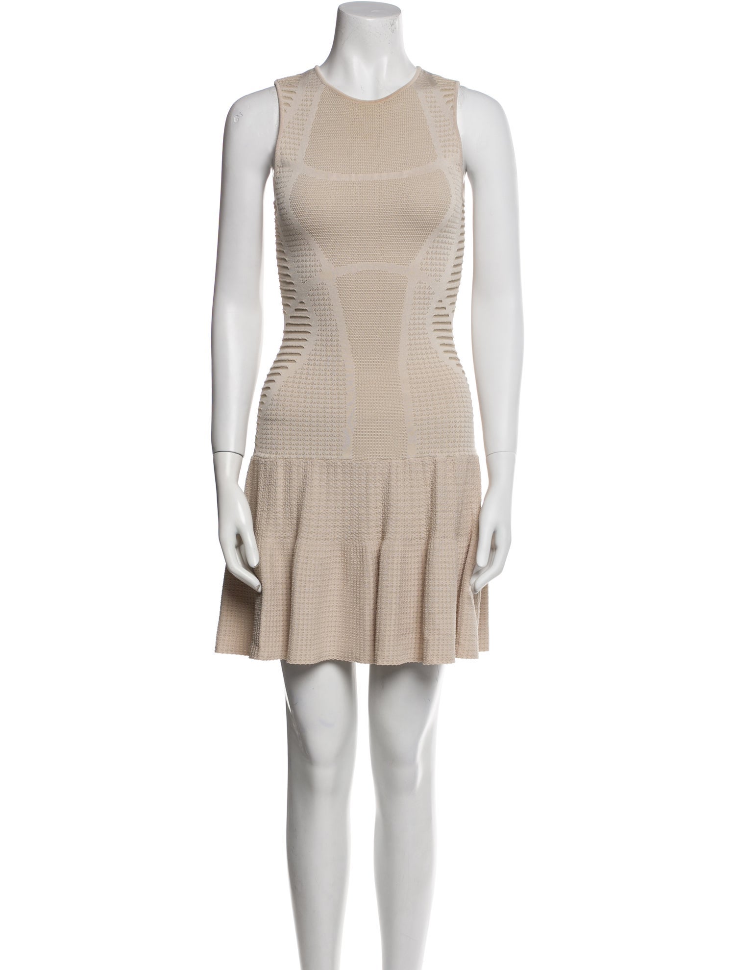 Ronny Kobo Crew Neck Mini Dress