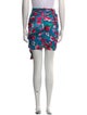 Ronny Kobo Floral Print Mini Skirt