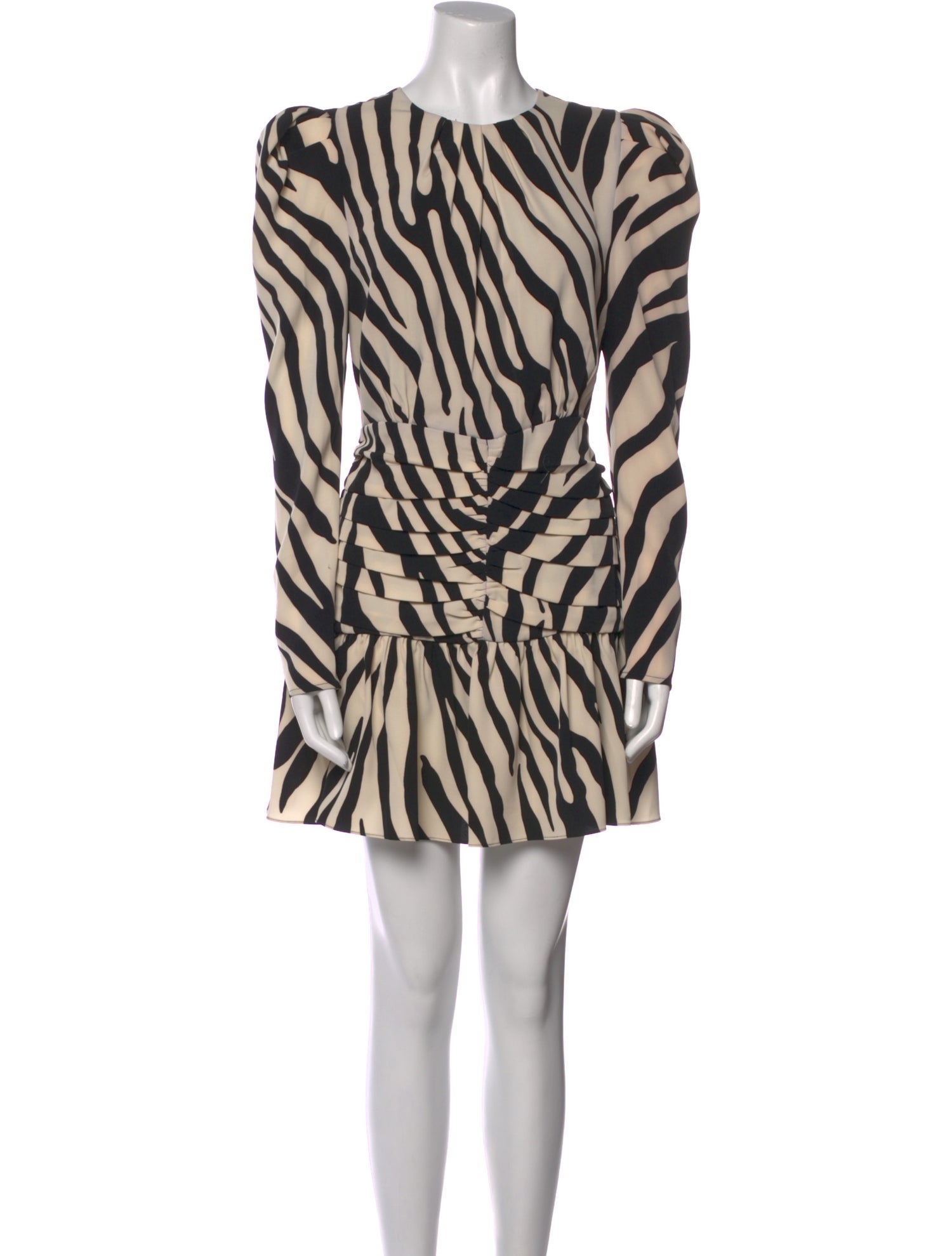 Ronny Kobo Animal Print Mini Dress