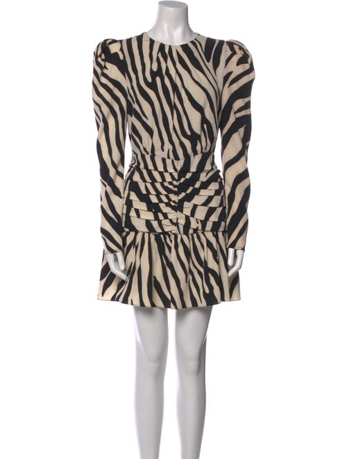 Ronny Kobo Animal Print Mini Dress