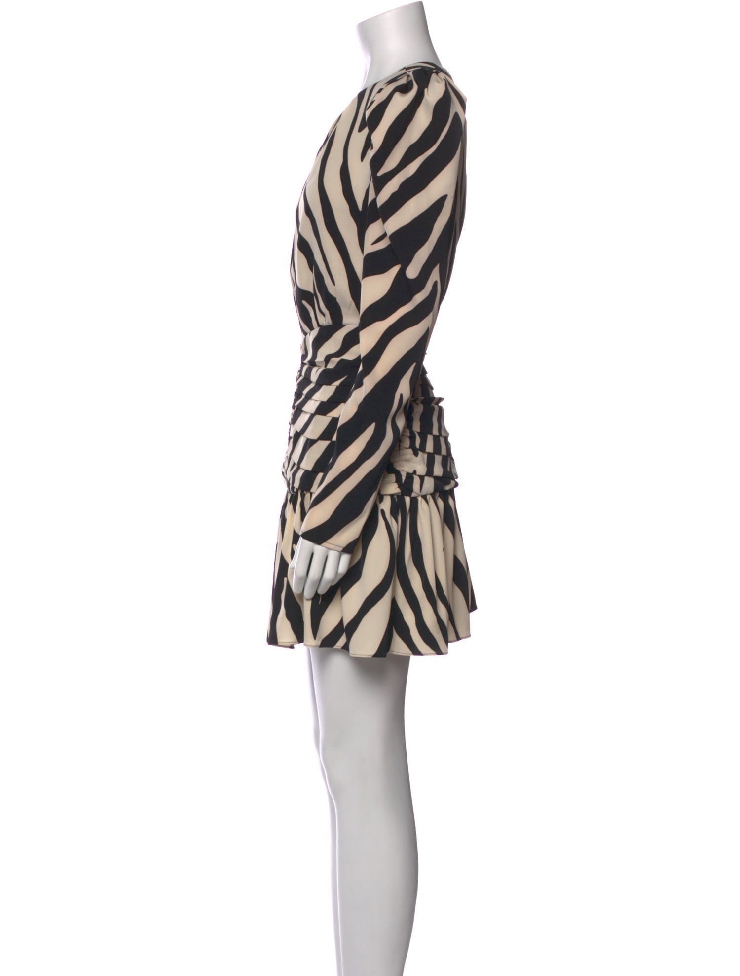Ronny Kobo Animal Print Mini Dress