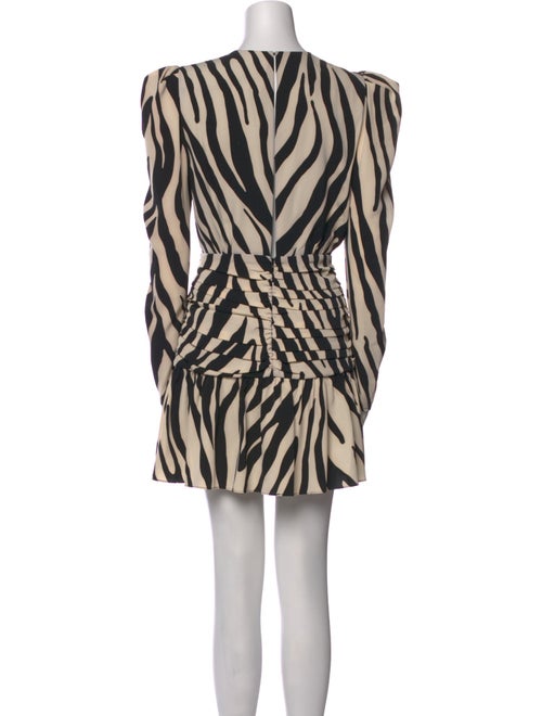 Ronny Kobo Animal Print Mini Dress