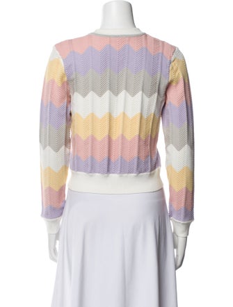 Ronny Kobo Printed Crew Neck Sweater