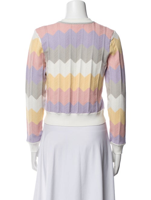 Ronny Kobo Printed Crew Neck Sweater