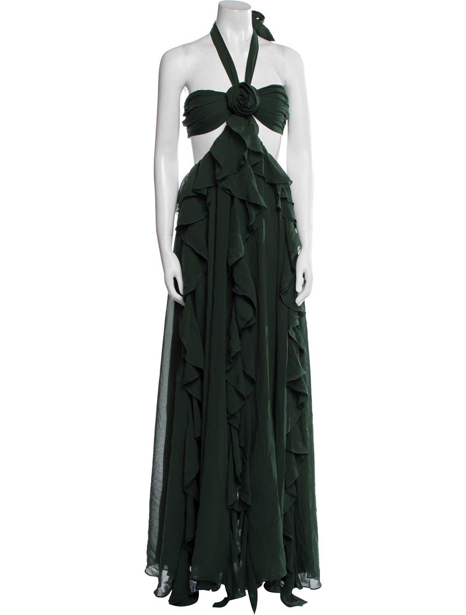 Ronny Kobo Halterneck Long Dress