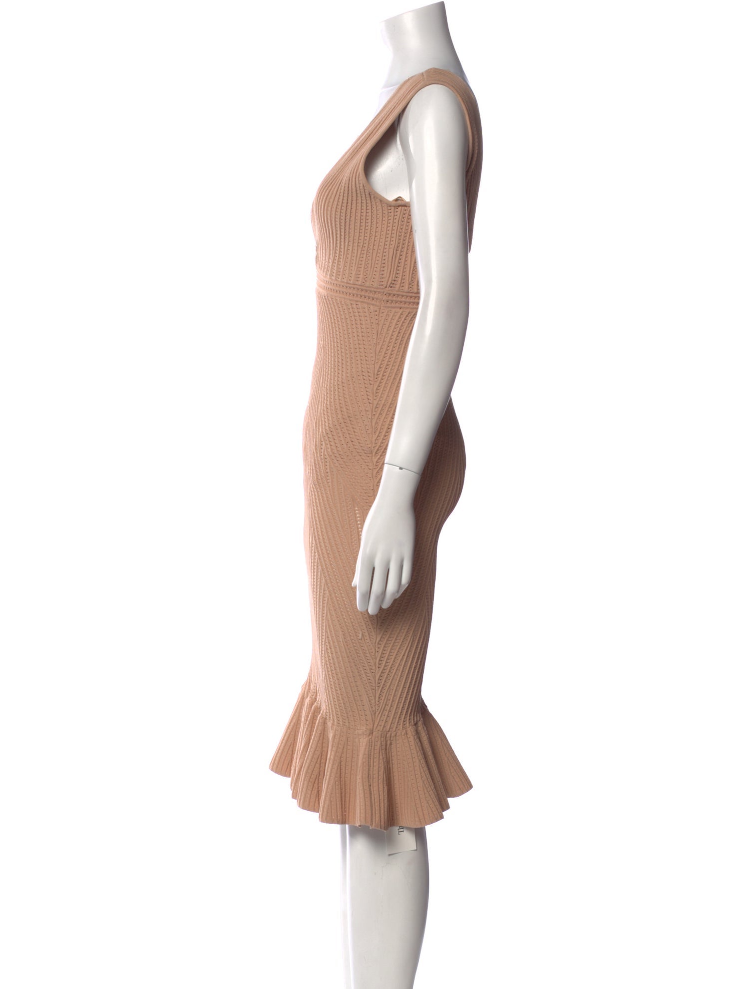 Ronny Kobo V-Neck Midi Length Dress