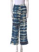 Ronny Kobo Tie-Dye Print Wide Leg Pants