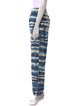 Ronny Kobo Tie-Dye Print Wide Leg Pants