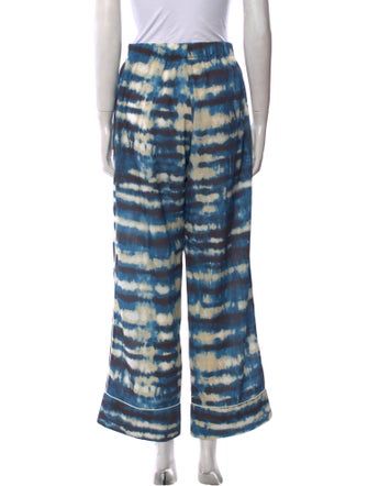 Ronny Kobo Tie-Dye Print Wide Leg Pants