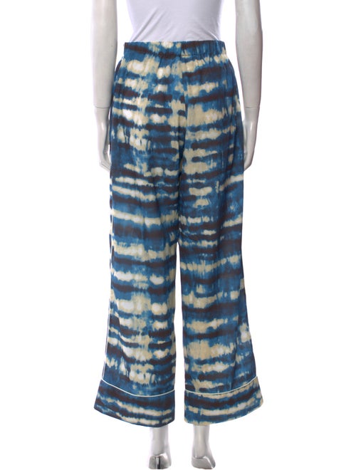 Ronny Kobo Tie-Dye Print Wide Leg Pants