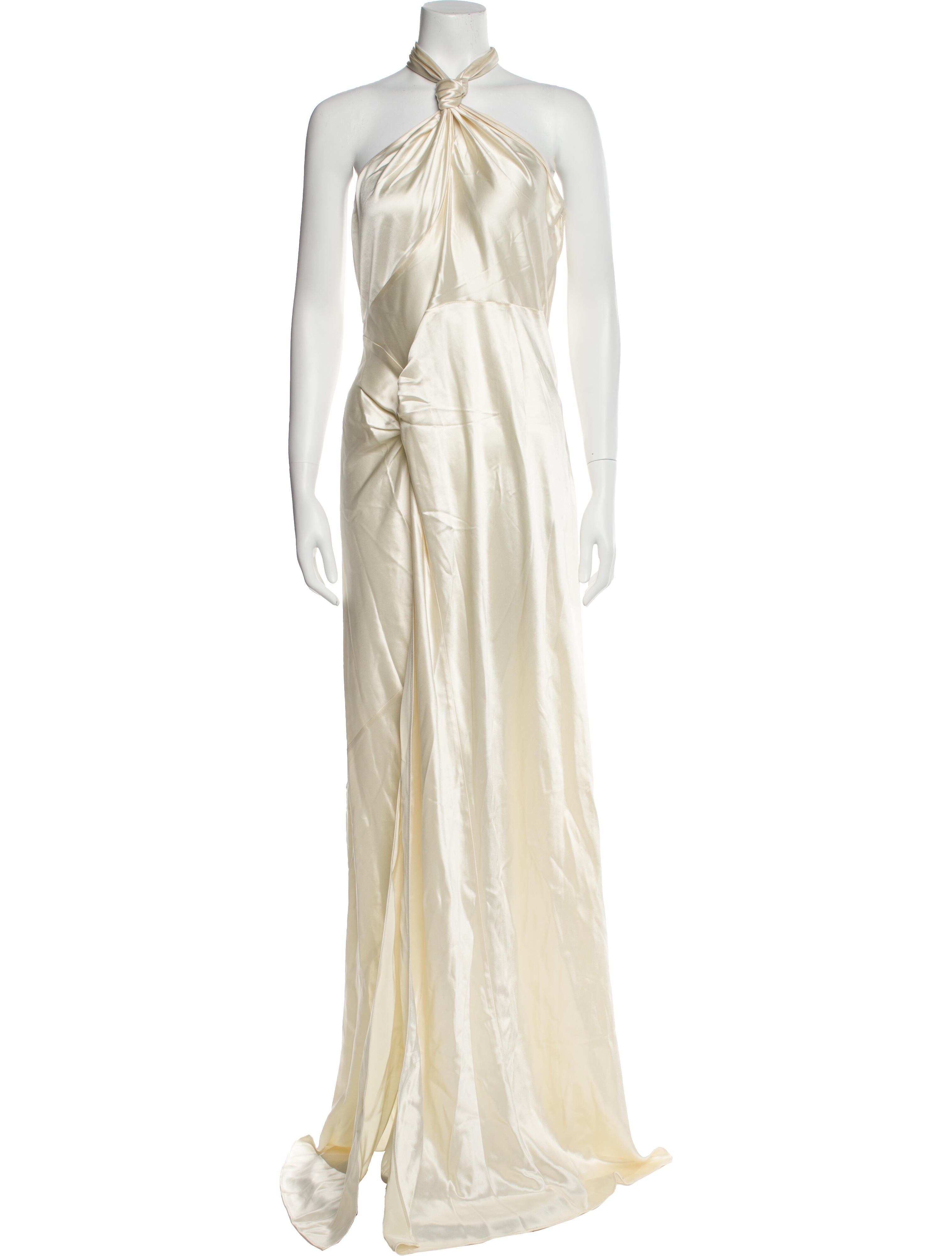 Ronny Kobo Halterneck Long Dress