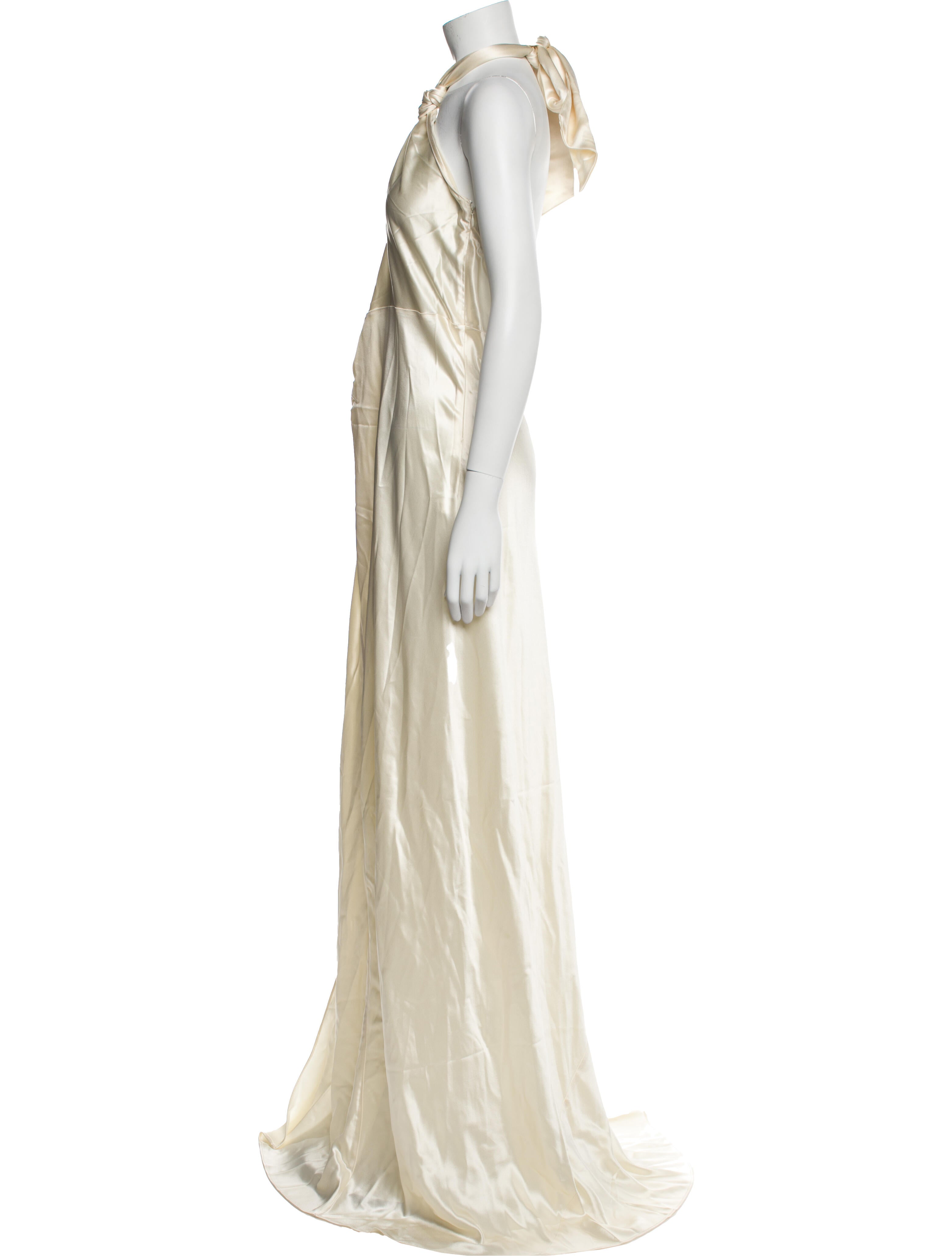 Ronny Kobo Halterneck Long Dress