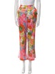 Ronny Kobo Floral Print Wide Leg Pants