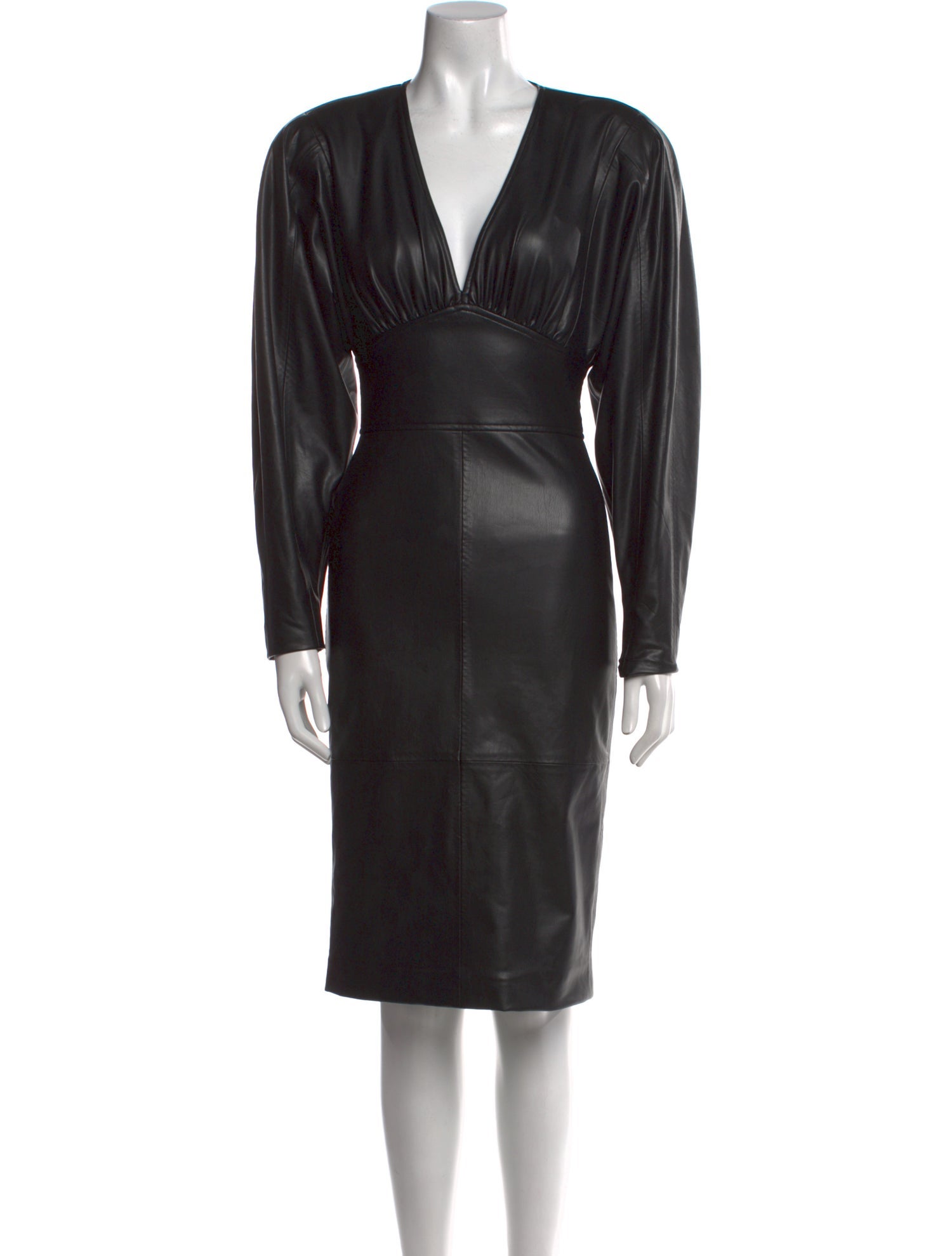 Ronny Kobo V-Neck Midi Length Dress