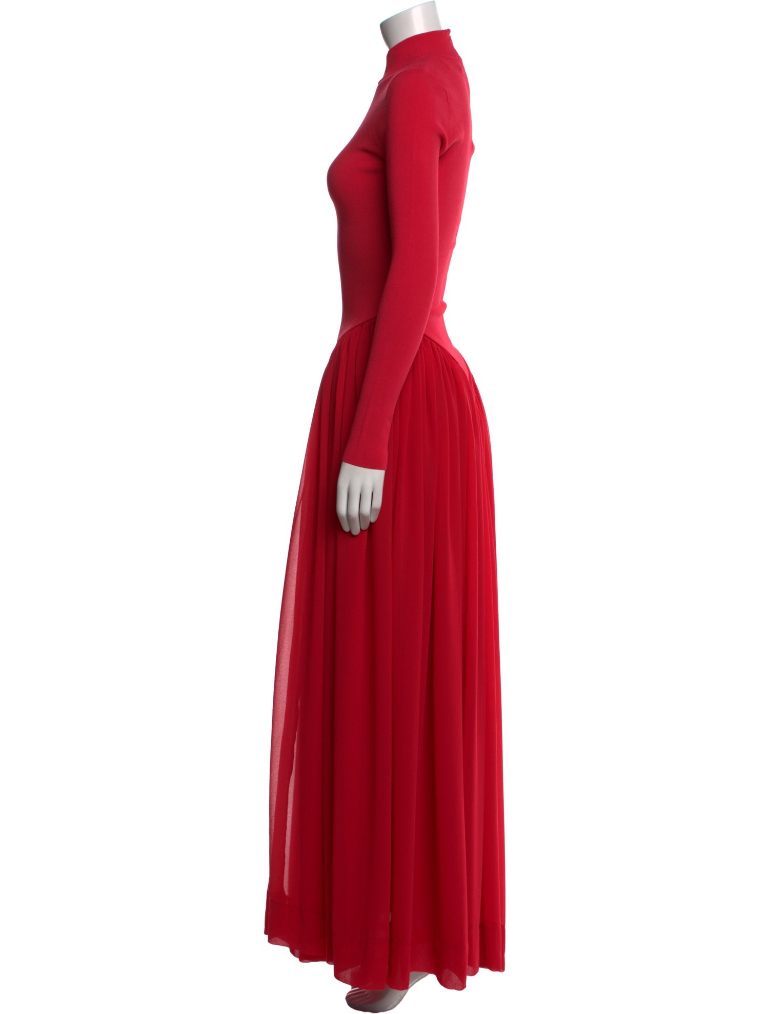 Ronny Kobo Turtleneck Long Dress
