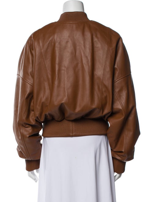 Ronny Kobo Leather Bomber Jacket