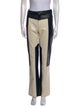 Ronny Kobo Colorblock Pattern Wide Leg Pants