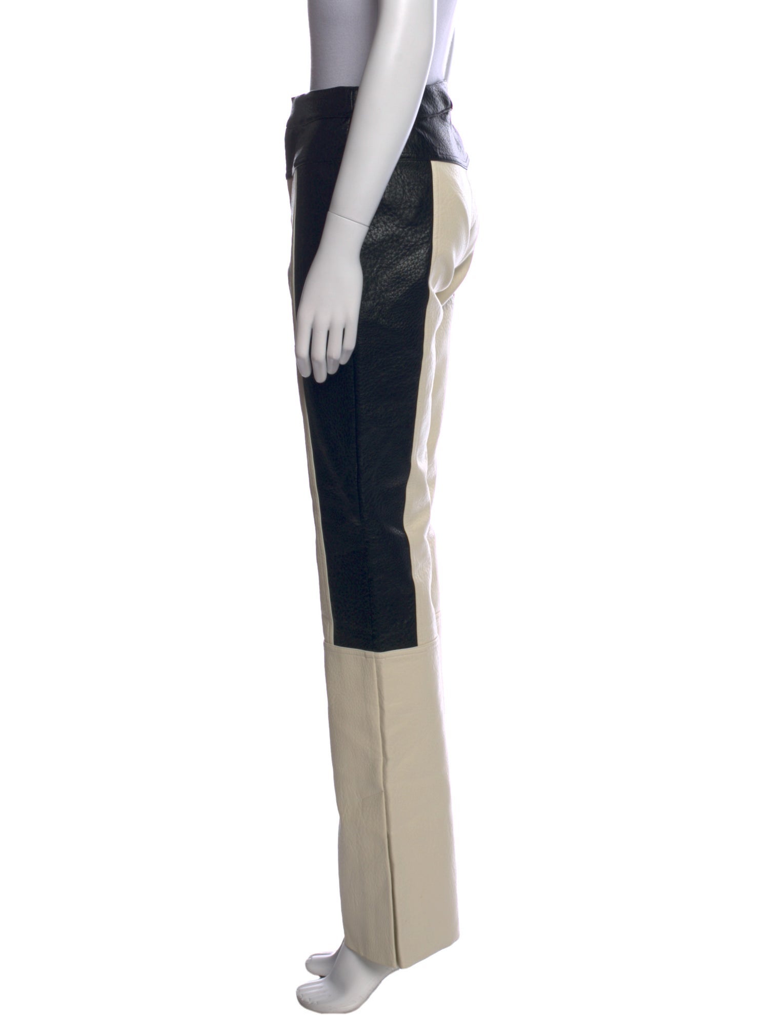 Ronny Kobo Colorblock Pattern Wide Leg Pants