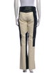 Ronny Kobo Colorblock Pattern Wide Leg Pants
