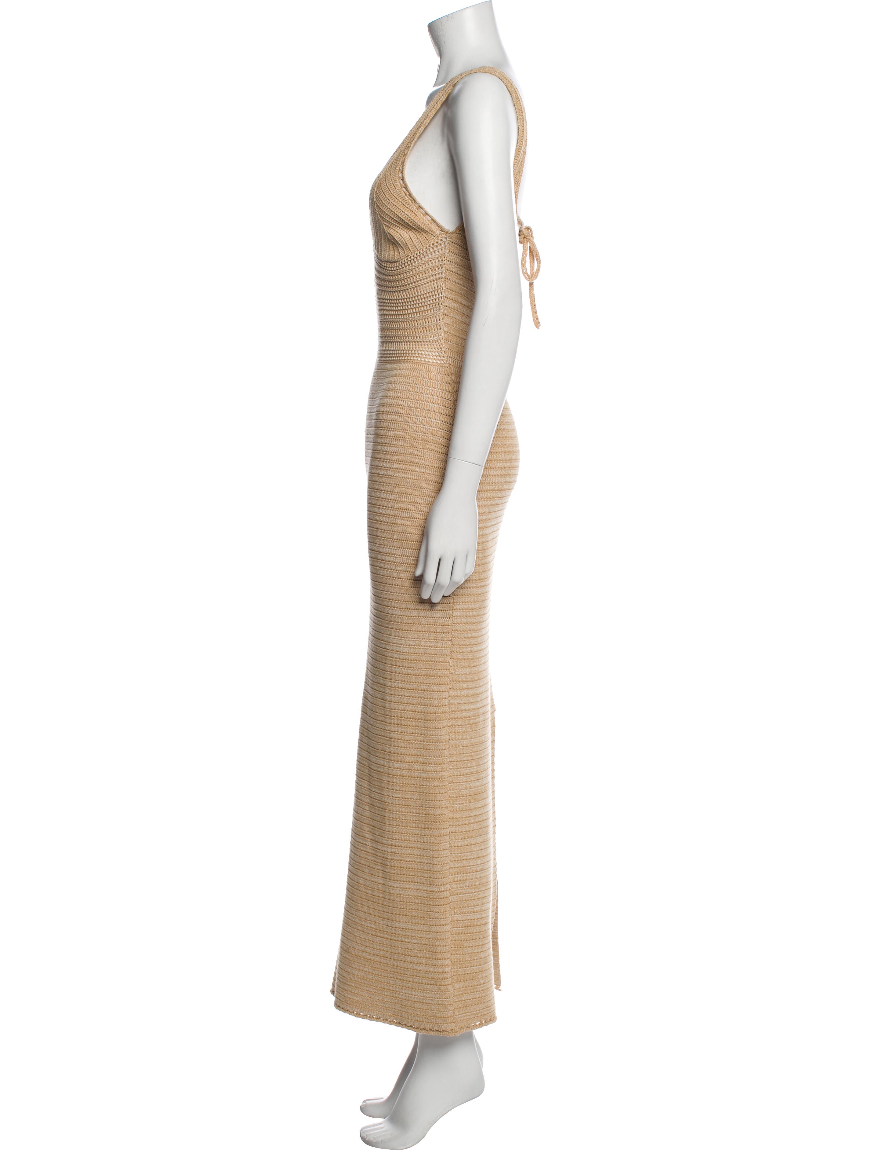 Ronny Kobo V-Neck Long Dress w/ Tags
