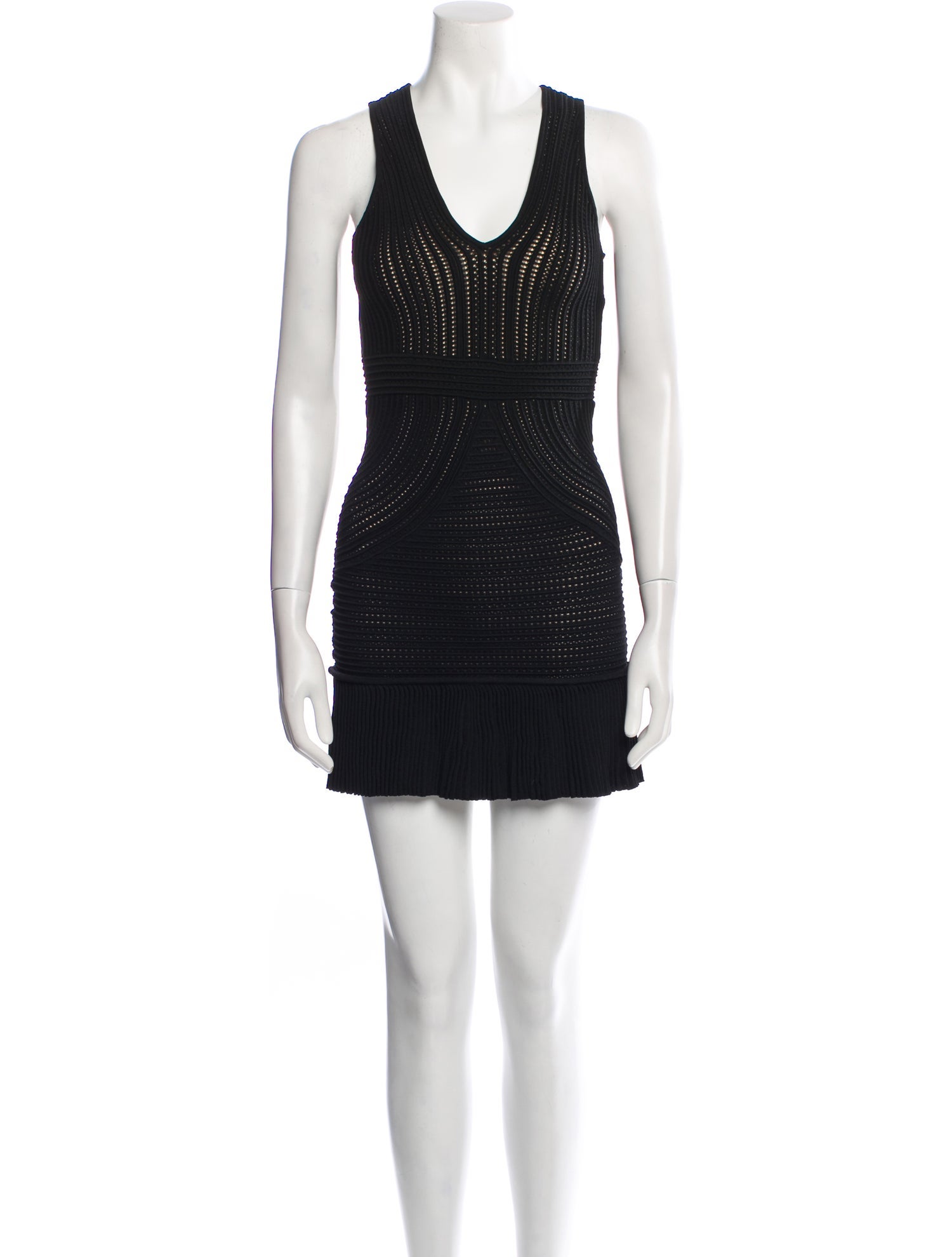 Ronny Kobo Scoop Neck Mini Dress